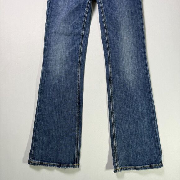 Vigoss Florence Bootcut Jeans, Size 7m, Medium Wash, Distressed, Buttons 2/$50 - Picture 4 of 16